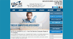 Desktop Screenshot of elitepcexperts.com